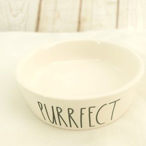 Rae Dunn Artisan Collection By Magenta White Purrfect Ceramic Cat Bowl